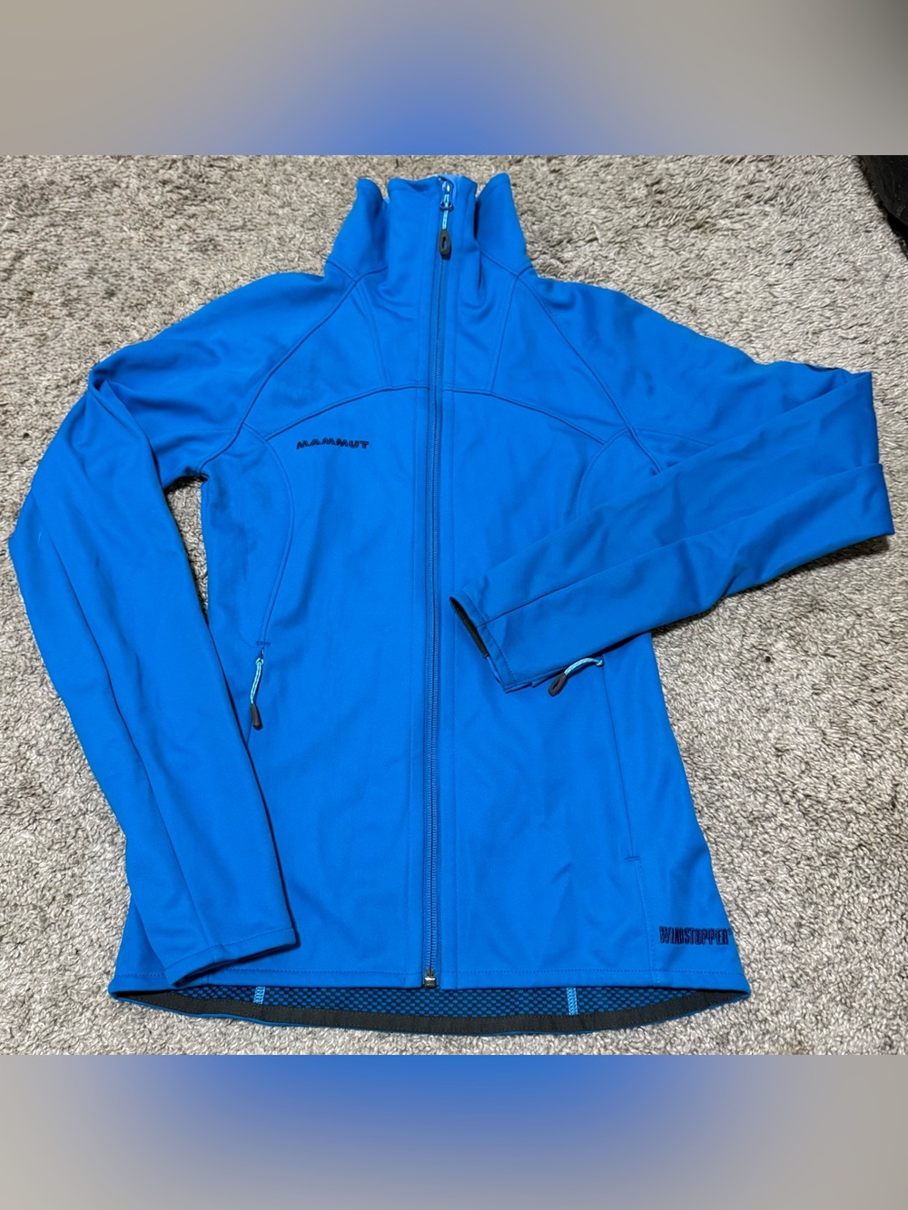 Mammut Women’s Bright Blue Softshell Utility Jacket Gore-Tex blue XS